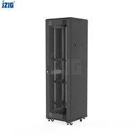 Rak Server baja 19 inci 42U, 600x600 DENGAN HARGA TERBAIK, kabinet jaringan pintu jala pusat Data tersedia