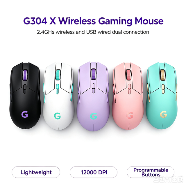 G304 X Dual Mode Wireless Gaming Mouse