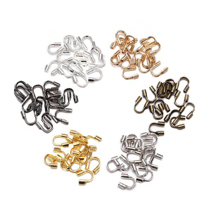 U-Shaped Positioning Tubes For <b>Bracelet</b> Making Mixed Shapes <b>Copper</b> Plated Jewelry Findings DIY Accessories - Product Image 1