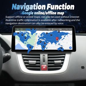 Autoradio Android 13 12,3 pouces, lecteur vidéo, stéréo pour Peugeot 207 CC 207CC 2006 2007 2008 2015, GPS, multimédia, Carplay, unité principale - Product Image 3