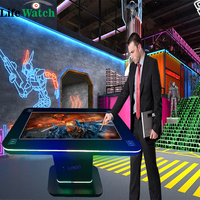 Mesa Táctil Interactiva de 55 Pulgadas, Pantalla Digital Multitáctil para Comercios, Salas de Exhibición, Entretenimiento