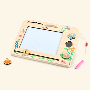 Lavagna Magnetica in Legno Ecologica Personalizzabile per Bambini, Tablet per Disegnare, Giocattolo Educativo Montessori per Bambini, Vendita all'Ingrosso - Product Image 2