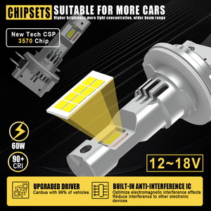 G-VIEW 1:1 mini kích thước <span class=keywords><strong>Led</strong></span> Đèn Pha chuyển đổi <span class=keywords><strong>Kit</strong></span> GL-<span class=keywords><strong>H11B</strong></span> 60 Wát 6000K 10000 lumen với xây dựng gồ ghề công cụ miễn phí cài đặt - Product Image 4