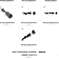 Pour Mercedes-Benz Classe R - Ensemble de suspension pneumatique avant - Amortisseur pneumatique avant