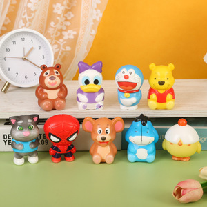 ของเล่นบีบ TPE นุ่มนิ่ม บรรเทาความเครียด ตกแต่งโต๊ะน่ารัก การ์ตูน ของขวัญเด็ก 2-4 ปี สำหรับเด็กทั้งชายและหญิง - Product Image 3