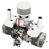 Moteur à essence à deux temps à double cylindre GTT70EFI 70cc avec démarrage électrique pour avion modèle réduit fabriqué en Chine