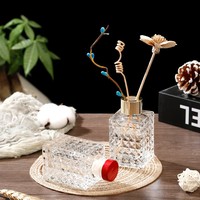 Diffuseur de parfum sans flamme à motif ananas en forme de cube d'eau de luxe 120 ml, écologique, sans parabène, fait main, longue durée