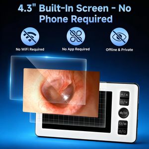 <b>Ear</b> <b>Cleaning</b> Camera with HD Screen Visual <b>Ear</b> Cleaner <b>Ear</b> Wax Removal <b>Tool</b> - Product Image 2