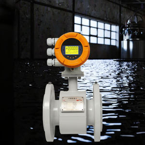 الفولاذ المقاوم للصدأ نبض رقمي كهربائي RS485 4-20ma الناتج AC220V DC24V OEM المياه والزيت مقياس التدفق الكهرومغناطيسي للسائل - Product Image 2