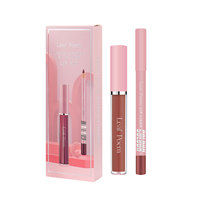 Coffret 2-en-1 imperméable de gloss liquide nude et crayon à lèvres – Kit lèvres mat marque privée (rouge à lèvres et crayon à lèvres)