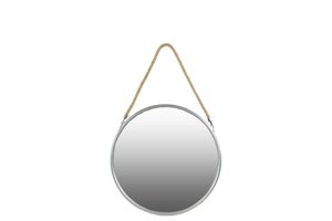 Commercio all'ingrosso di Metallo Decorativo In Argento Specchio Rotondo con la Corda Gancio Con Verniciatura a polvere - Product Image 2