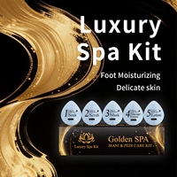 Kit de Soins des Mains et des Pieds 5 Étapes pour Salon de Beauté : Éliminateur de Callosités, Spa Mains et Pieds, Manucure et Pédicure
