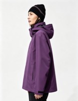 Veste de ski et snowboard unisexe grande taille imperméable coupe-vent à fermeture éclair 3 en 1 pour les sports de neige, les voyages et le quotidien