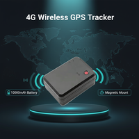 Batterie ultra longue durée 10000mAh, traceur 4G plus précis, sans abonnement, sans frais mensuels, traceur GPS 4G pour véhicule