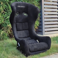 Siège de course réglable pliable en velours imperméable RE08 pour simulateur de course et de drift