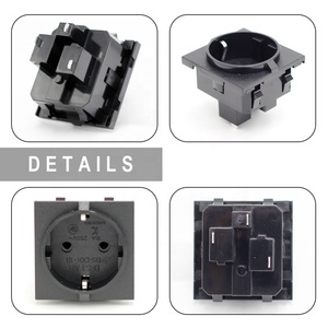 Chất lượng cao <span class=keywords><strong>16A</strong></span> <span class=keywords><strong>250V</strong></span> Pháp Châu Âu AC Outlet 3 pin công nghiệp tường ổ cắm điện adapter cắm kết nối - Product Image 4