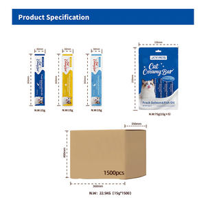 מקלות מזון לחתולים, דרום-מזרח אסיה, מתייחס לחתול חוצה גבולות, עוף, סלמון, מזון לחתולים טונה. - Product Image 3