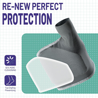 Coussinets métatarsiens en gel orthopédique, coussinets pour l'avant-pied, coussinets lavables et durables pour hommes et femmes, soulagement de la douleur du nerf de Morton, beige