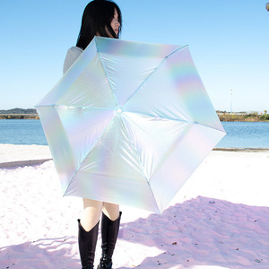 Biểu Tượng Tùy Chỉnh In 4-Gấp Ánh Sáng Trọng Lượng Ánh Sáng Trong Suốt Của Phụ Nữ Nhỏ Gọn Đám Cưới Ô Thiết Kế Sang Trọng Paraguas - Product Image 2