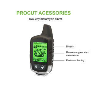 Sistem <span class=keywords><strong>Alarm</strong></span> Motor LCD Dua Arah NTO, Aksesoris Motor Anti Maling Alarma 2 Vias dengan Sensor Kemiringan dan Sensor Getaran - Product Image 3