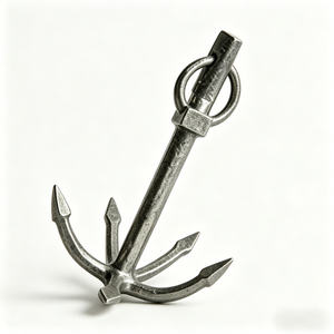 304 Stainless Steel Bruce Type Four Claw Anchor Compact Grapple for Marine Kayak <b>Yacht</b> Emergency Maritime Mooring Equipment High - Product Image 3