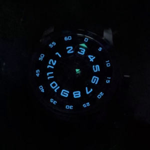 Montre automatique squelette mécanique haut de gamme SW200 Jumping Hour, luxe, verre saphir, bracelet en cuir lumineux pour homme - Product Image 5