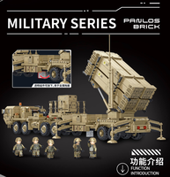Nouveauté PANLOS 628014 M983 véhicule missile bricolage modèle voiture blocs de construction compatibles avec toutes les grandes marques de jouets pour enfants