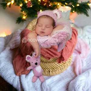 Premium nouveau-né photographie accessoire berceau chaise forme panier pour bébé lit lit bambou naturel rotin pour chambre nouveau Design - Product Image 3