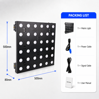 Projecteur matriciel LED RVB 36x3W pleine couleur, angle de faisceau de 5 degrés, IP20, gradation linéaire 0-100%, DMX512 RDM, éclairage d'effet auxiliaire de scène