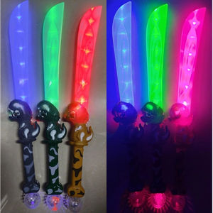 Épée de couteau brillant dans le noir avec musique Fournitures de fêtes Cosplay pour enfants Épée de dinosaure LED Jouets <span class=keywords><strong>sabre</strong></span> <span class=keywords><strong>laser</strong></span> - Product Image 3