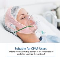 Mentonnière pour enfants pour dormir mentonnière pour les utilisateurs de CPAP sangle de levage du visage en forme de V pour hommes et femmes dispositifs anti-ronflement