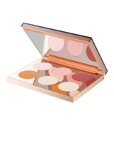 Palette de fards à paupières vide en ABS de 15g, étui compact en plastique avec miroir, emballage cosmétique OEM, vente en gros d'usine