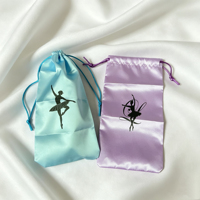 Sacs en satin à cordon de serrage en gros, vente chaude, écologiques, réutilisables pour le maquillage, le rangement, l'emballage cadeau, sacs en satin de soie anti-poussière