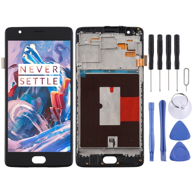 Factory Price for OnePlus 3 / 3T A3000 A3010 TFT Material LCD Screen Full Assembly with Frame Full Touch Screen Digitizer