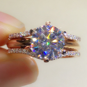 Anello a Sei Punte con Design Quadrato, Stile Classico per Donne - Product Image 4