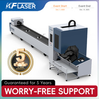 Machine de découpe laser industrielle à fibre à 2 têtes, prix de la découpe de métal, acier inoxydable, machines à tubes carrés de 3000 W pour l'acier et le métal