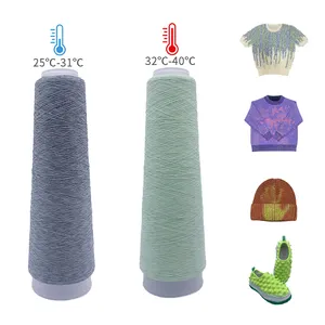 300D/1 100% Recycled Polyester Comfortable Durable Environmentally christmas Friendly Creative Crafts Thermochromic yarn
