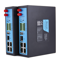 Passerelle industrielle sans fil Bivocom avec modem 4G LTE CAT4, déverrouillage du système d'exploitation Linux, double emplacement SIM, Modbus/MQTT, CE-RED, NBTC