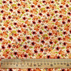 Recién llegado, tela estampada de algodón y <span class=keywords><strong>lino</strong></span> <span class=keywords><strong>con</strong></span> diseño Floral pequeño, textil Shaoxing Keqiao para camisa de mujer, cojín, mantel - Product Image 3