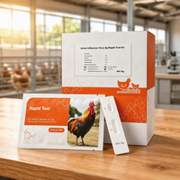 Kit de test rapide de l'antigène du virus de la grippe aviaire H5 H7 H9, bandelette de détection rapide pour le dépistage en élevage avicole
