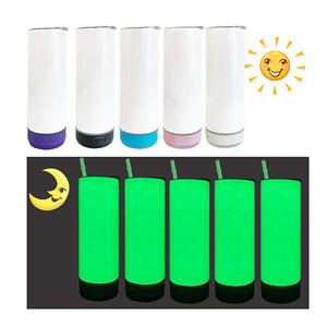 Vasos Tumbler con Altavoz Inteligente de 20oz, Blancos que Brillan en la Oscuridad, para Sublimación, Disponibles en Almacén de EE. UU. - Product Image 2