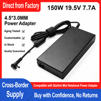 Chargeur pour ordinateur portable 150W compatible avec Hasee & MSI, adaptateur secteur 19.5V 7.7A (connecteur 4.5 X 3.0mm)