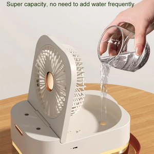 Wholesale Air Spray Portable <b>Remote</b> <b>Control</b> Desktop Rechargeable 3 Speed Table <b>Fan</b> USB Cold - Product Image 5
