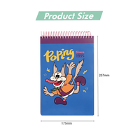 Cahier à spirales personnalisé pour l'école, couverture en papier personnalisable, papeterie de bureau pour étudiants