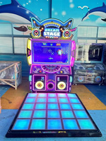 Machine de jeu de danse à monnayeur, nouveau modèle, marque Toda, structure métallique, 1-2 joueurs