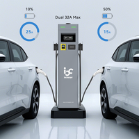 Xiamen Iocharger Bidirectionnel AC EV Chargeur Double 22kW Double Gun OCPP Recharge Post Conforme à la réglementation allemande en matière de métrologie