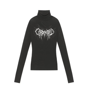 Camicia Vintage Personalizzata Stile Street Wear Hip Hop, Maniche Lunghe, Colletto Alto, Stampa Anni '90 Grunge, Alta Qualità - Product Image 1