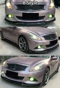 <b>For</b> Infiniti G25 G37 2004-2013 Carbon Fiber <b>Car</b> Front Bumper Splitter Spoiler Lip <b>Diffuser</b> Bumper Guard G25 G37 Lip Body Kit - Product Image 3