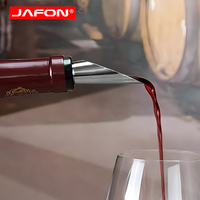 Verseur-bouchon à vin pratique et écologique en acier inoxydable et silicone, double fonction, qualité alimentaire, pour accessoires de bar
