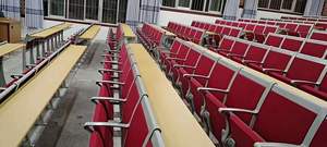 โรงเรียนประถมศึกษาโรงเรียนบันไดบรรยายฮอลล์เก้าอี้สองที่นั่งมหาวิทยาลัยบันไดเก้าอี้โต๊ะและเก้าอี้โรงเรียนชุดไม้ - Product Image 5